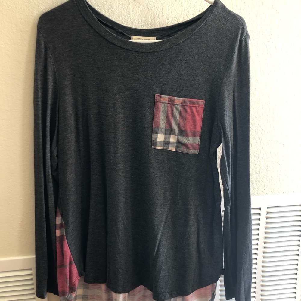 Gray long sleeve